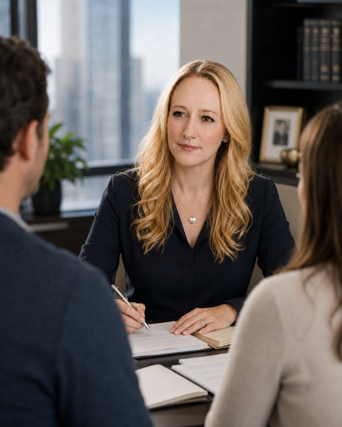 Managing Partner in a client meeting